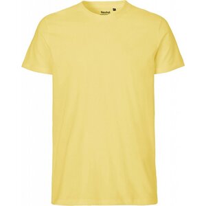 Neutral Pánské organické tričko v úzkém slim-fit střihu Barva: Dusty Yellow, Velikost: 3XL NE61001