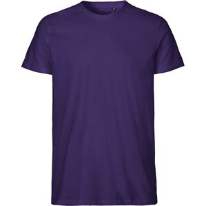 Neutral Pánské organické tričko v úzkém slim-fit střihu Barva: Fialová, Velikost: 3XL NE61001