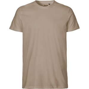 Neutral Pánské organické tričko v úzkém slim-fit střihu Barva: Písková, Velikost: 3XL NE61001