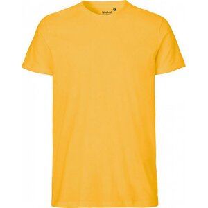 Neutral Pánské organické tričko v úzkém slim-fit střihu Barva: Žlutá, Velikost: L NE61001