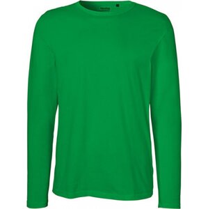 Neutral Moderní pánské organické triko s dlouhými rukávy Barva: Zelená, Velikost: 3XL NE61050