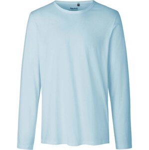 Neutral Moderní pánské organické triko s dlouhými rukávy Barva: modrá světlá, Velikost: 3XL NE61050