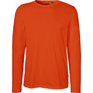 Neutral Moderní pánské organické triko s dlouhými rukávy Barva: Oranžová, Velikost: 3XL NE61050