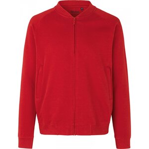 Neutral Pánská bunda klasického střihu se zipem a kapsami Barva: Červená, Velikost: 3XL NE73501