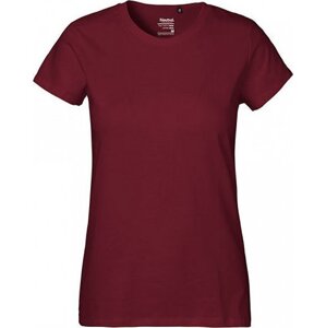 Dámské organické tričko Neutral ve vyšší gramáži 180 g/m Barva: Červená vínová, Velikost: L NE80001