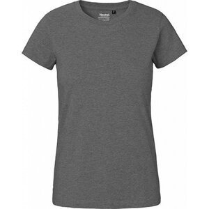 Dámské organické tričko Neutral ve vyšší gramáži 180 g/m Barva: šedá tmavá melír, Velikost: M NE80001