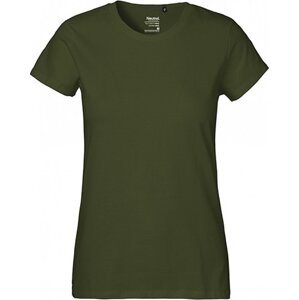 Dámské organické tričko Neutral ve vyšší gramáži 180 g/m Barva: zelená vojenská, Velikost: L NE80001