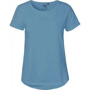 Neutral Dámské organické tričko s ohnutými rukávky a kulatým lemem Barva: Dusty Indigo, Velikost: L NE80012