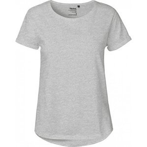 Neutral Dámské organické tričko s ohnutými rukávky a kulatým lemem Barva: Šedá, Velikost: L NE80012