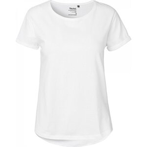 Neutral Dámské organické tričko s ohnutými rukávky a kulatým lemem Barva: Bílá, Velikost: L NE80012