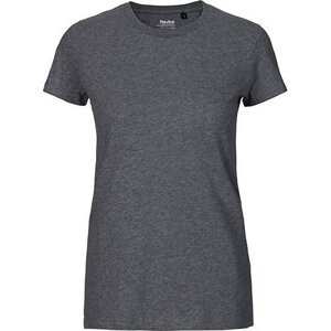 Dámské základní tričko Neutral z organické bavlny 155 g/m Barva: šedá tmavá melír, Velikost: M NE81001