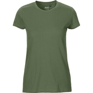 Dámské základní tričko Neutral z organické bavlny 155 g/m Barva: zelená vojenská, Velikost: M NE81001