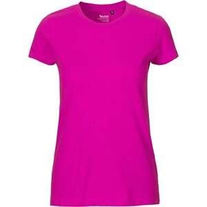 Dámské základní tričko Neutral z organické bavlny 155 g/m Barva: Růžová, Velikost: L NE81001