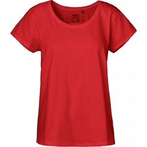 Dámské volné tričko Neutral z organické bavlny 155 g/m Barva: Červená, Velikost: L NE81003