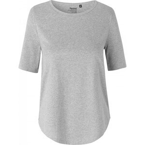 Dámské organické tričko Neutral s polovičními rukávy a kulatým lemem Barva: Šedá, Velikost: XXL NE81004