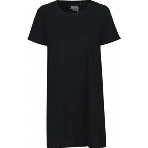 Extra dlouhé dámské tričko Neutral z organické bavlny Barva: Černá, Velikost: XS NE81020