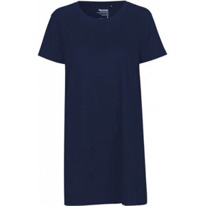 Extra dlouhé dámské tričko Neutral z organické bavlny Barva: modrá námořní, Velikost: M NE81020
