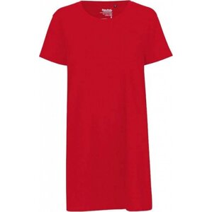 Extra dlouhé dámské tričko Neutral z organické bavlny Barva: Červená, Velikost: L NE81020