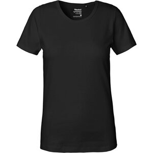 Silnější dámské organické tričko Neutral z úpletu Interlock Barva: Černá, Velikost: L NE81029