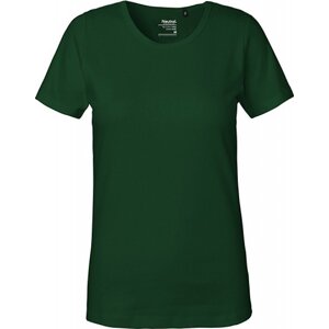 Silnější dámské organické tričko Neutral z úpletu Interlock Barva: Zelená lahvová, Velikost: L NE81029