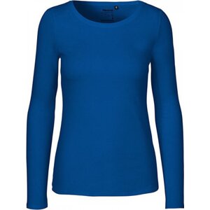 Fairtrade bavlněné tričko Neutral s dlouhým rukávem Barva: modrá královská, Velikost: L NE81050