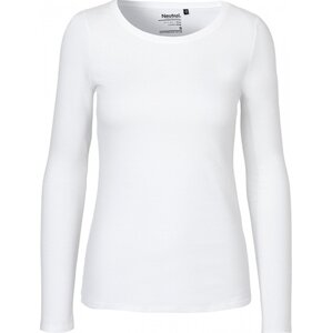 Fairtrade bavlněné tričko Neutral s dlouhým rukávem Barva: Bílá, Velikost: XS NE81050