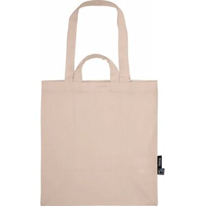 Neutral Pevná Fairtrade nákupní taška z organické bavlny s dvojitým uchem Barva: Písková, Velikost: 35 x 38 cm NE90030