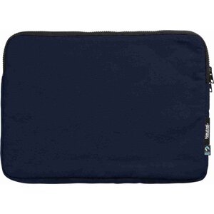 Neutral 100% organický obal na laptop 15" s oboustranným zipem Barva: modrá námořní, Velikost: 27 x 37 x 3 cm NE90044