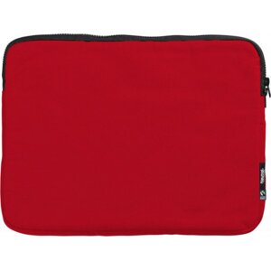 Neutral 100% organický obal na laptop 15" s oboustranným zipem Barva: Červená, Velikost: 27 x 37 x 3 cm NE90044