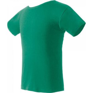 Nath Bavlněné tričko K1 z poločesané bavlny s bočními švy Barva: Zelená, Velikost: L NH140