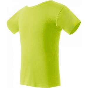 Nath Bavlněné tričko K1 z poločesané bavlny s bočními švy Barva: zelená pistáciová, Velikost: L NH140