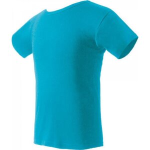 Nath Bavlněné tričko K1 z poločesané bavlny s bočními švy Barva: modrá tyrkysová, Velikost: L NH140