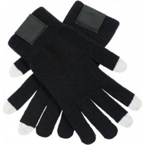 Printwear Univerzální rukavice na dotykový displej s plochou pro potisk Barva: černá - šedá, Velikost: XL/XXL NT1868