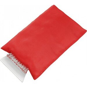 Printwear Kompaktní škrabka na led ve fleecové rukavici Barva: Červená NT5817
