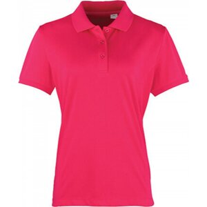 Premier Workwear Prodloužená dámská polokošile Coolchecker Piqué Barva: růžová sytá, Velikost: L PW616