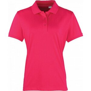 Premier Workwear Prodloužená dámská polokošile Coolchecker Piqué Barva: růžová sytá, Velikost: XS PW616
