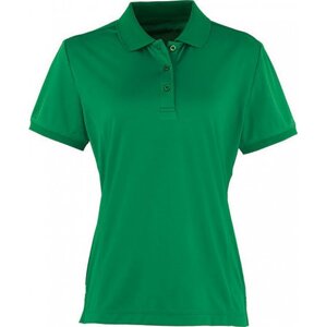 Premier Workwear Prodloužená dámská polokošile Coolchecker Piqué Barva: zelená výrazná, Velikost: L PW616