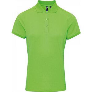 Premier Workwear Prodloužená dámská polokošile Coolchecker Piqué Barva: zelená neonová, Velikost: XXL PW616