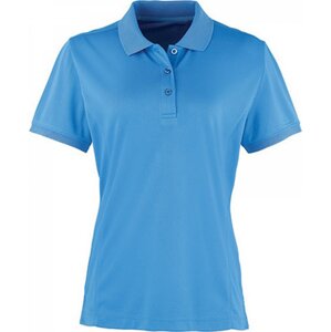 Premier Workwear Prodloužená dámská polokošile Coolchecker Piqué Barva: modrá safírová, Velikost: L PW616