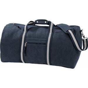 Vintage plátěná cestovní taška Quadra 45 l Barva: modrá oxfordská vintage, Velikost: 58 x 30 x 30 cm QD613