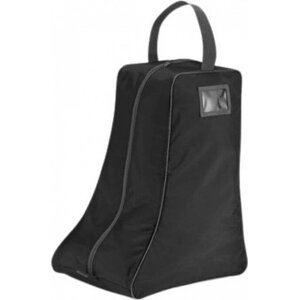 Quadra Vysoká taška na boty s tkaným držadlem 28 l Barva: černá - šedá grafitová, Velikost: 36 x 47 x 25 cm QD86