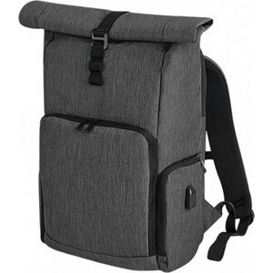 Quadra Bezpečnostní rolovací batoh na notebook do 15,6 " Barva: šedý melír, Velikost: 31 x 45 x 17 cm QD995