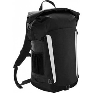 Quadra Voděodolný rolovací outdoorový batoh z plachtoviny 25 l Barva: Černá, Velikost: 30 x 51 x 21 cm QX625