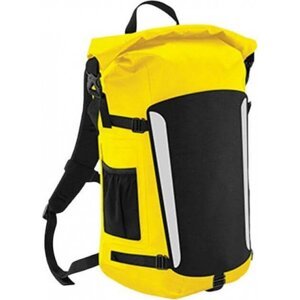 Quadra Voděodolný rolovací outdoorový batoh z plachtoviny 25 l Barva: Žlutá, Velikost: 30 x 51 x 21 cm QX625