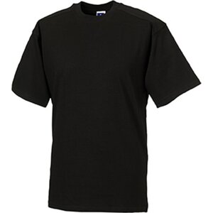 Pracovní tričko Heavy Duty, Russell, 100% bavlna,  180 g/m² Barva: Černá, Velikost: 3XL Z010