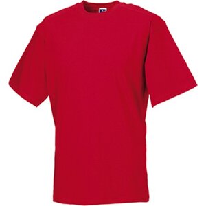 Pracovní tričko Heavy Duty, Russell, 100% bavlna,  180 g/m² Barva: červená klasická, Velikost: 3XL Z010