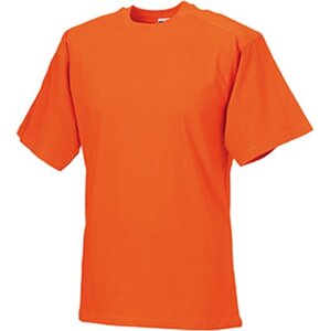 Pracovní tričko Heavy Duty, Russell, 100% bavlna,  180 g/m² Barva: Oranžová, Velikost: 3XL Z010