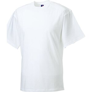 Pracovní tričko Heavy Duty, Russell, 100% bavlna,  180 g/m² Barva: Bílá, Velikost: 3XL Z010