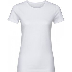 Russell Pure Organic Dámské 100% bavlněné organické tričko Russell 160 g/m Barva: Bílá, Velikost: XS Z108F