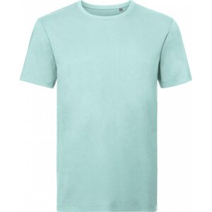 Russell Pure Organic Pánské tričko Russell na tělo z organické česané bavlny 160 g/m Barva: modrá blankytná, Velikost: 3XL